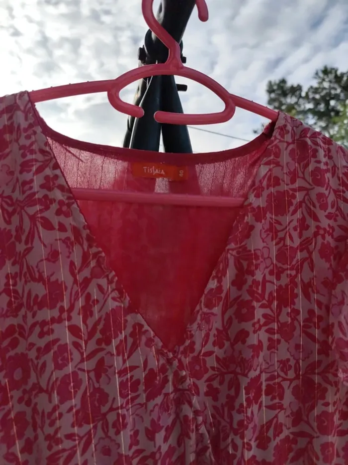 Robe rose Tissaia taille 40 - photo numéro 2