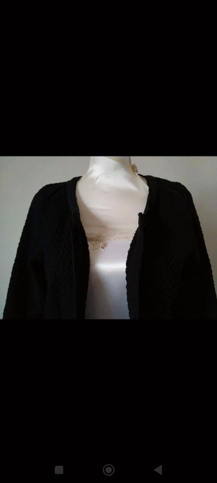 Veste maille cache cache - photo numéro 3