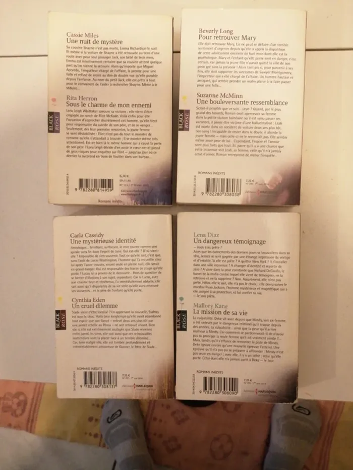 Lot de 4 livres série Black Rose - photo numéro 2