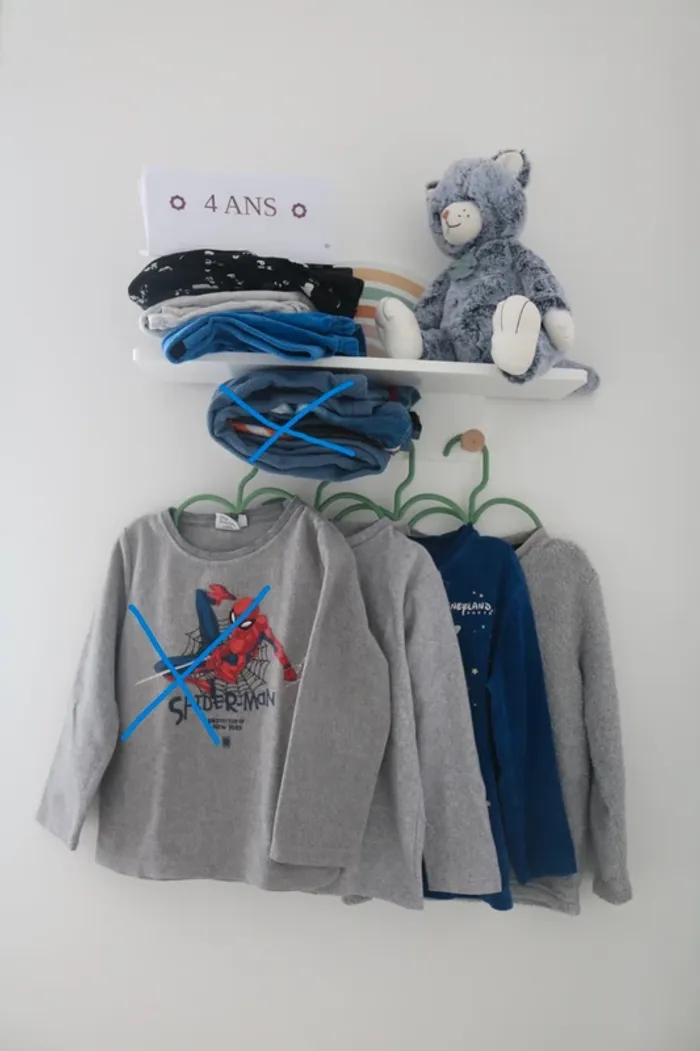 Lot pyjamas hiver garçon 4 ans