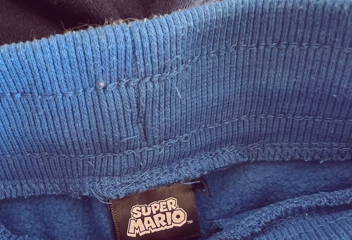 Ensemble jogging Sweat-shirts à capuche super Mario bleu marine 24 mois - photo numéro 4