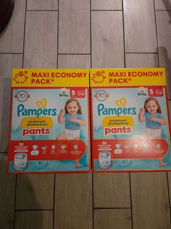 Pampers prenium protection pants taille 5