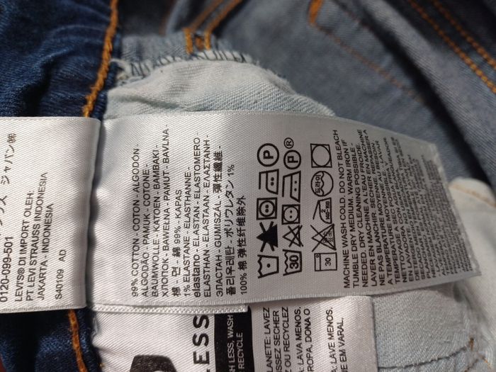 Jean Levi’s 512 Coupe Slim W29 L32 Bleu Marine Parfait état JL4 - photo numéro 7