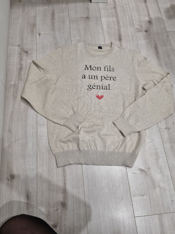 Pull beige papa