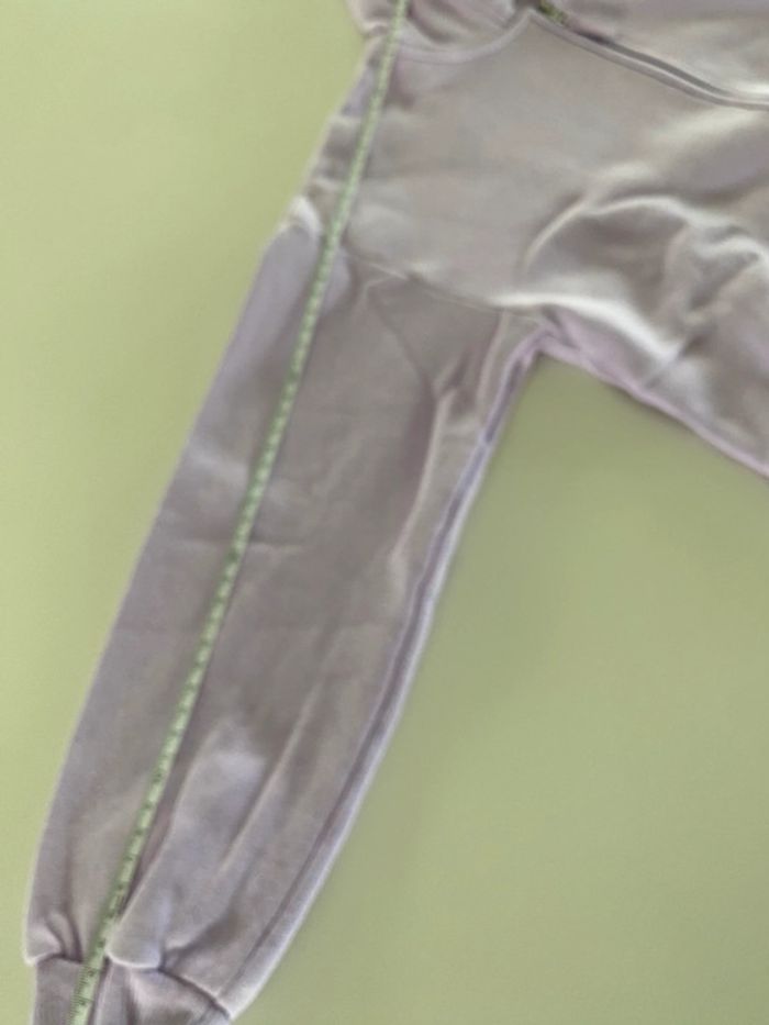 Gilet zip capuche parme 10 ans - photo numéro 7