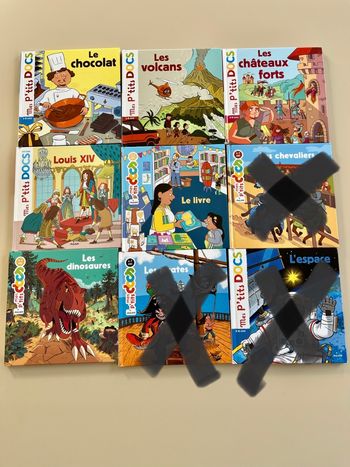 Livres “mes p’tits docs”