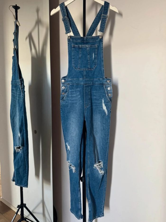 combi type salopette en jean 38 H&M