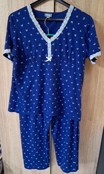 Pyjama 2 pièces Bleu Bonheur
