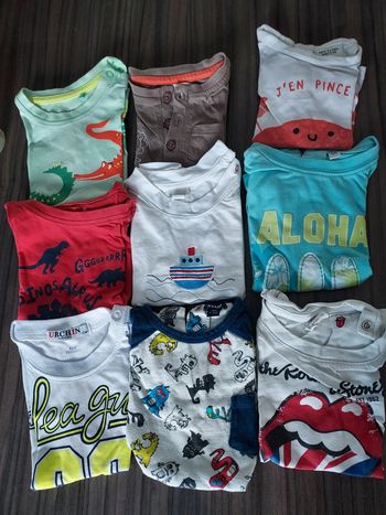 Lot t-shirt sans manche