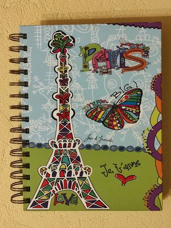 Carnet à spirales Paris