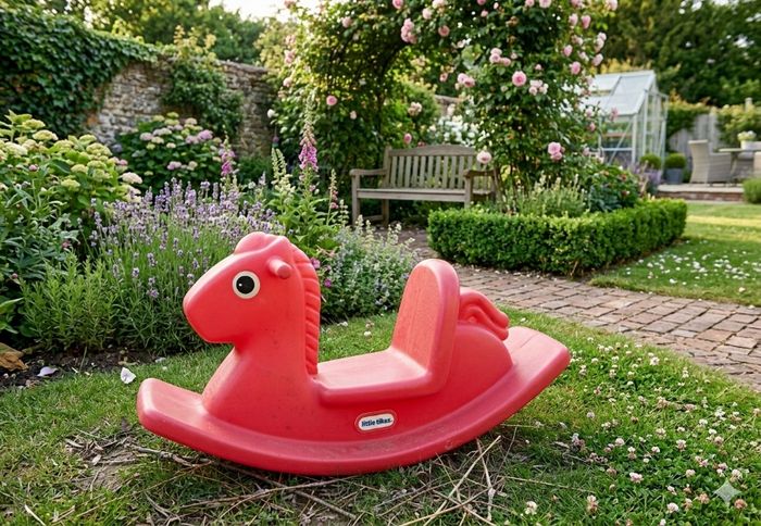 Cheval a bascule en plastique little tikes - photo numéro 1