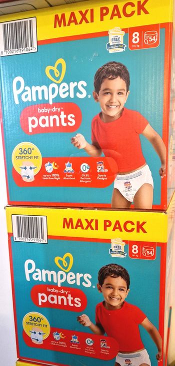 🍼 108 couches culottes taille 8 🍼