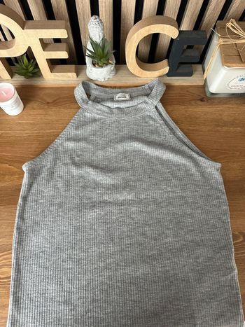 Débardeur gris Pimkie