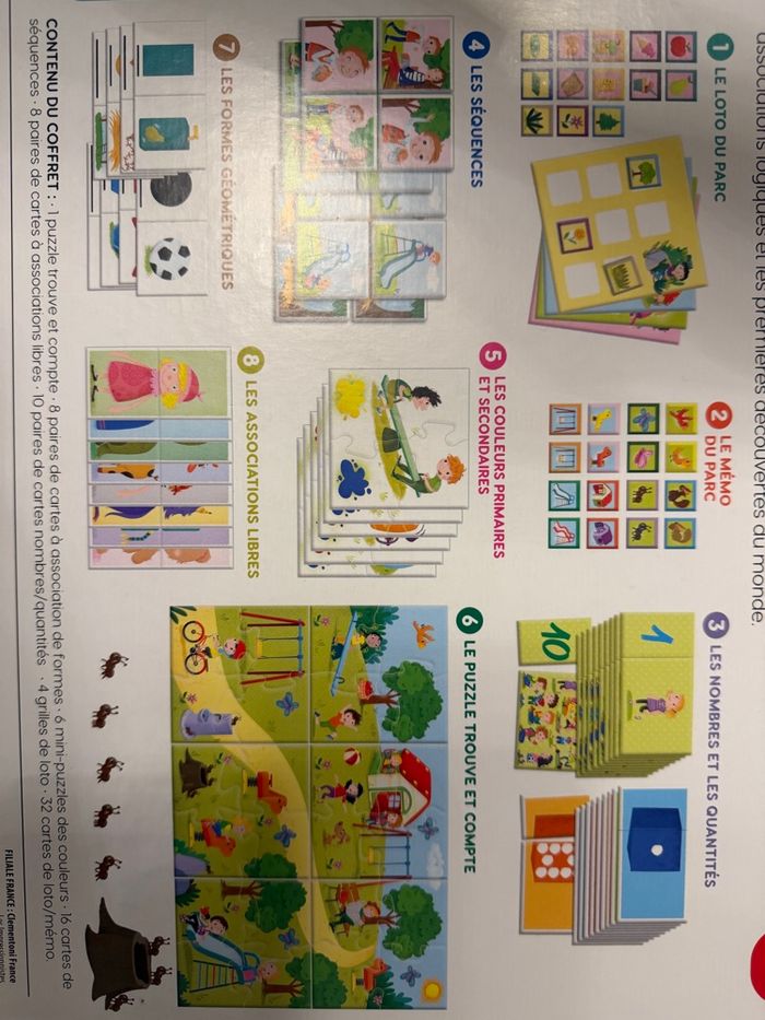 8 jeux en 1 clementoni Education
