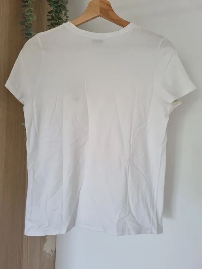 Tee-shirt blanc motif ampoule love - photo numéro 2