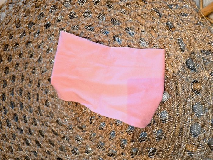 Bandeau rose noeud - photo numéro 2