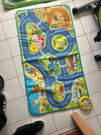 Tapis éveil route