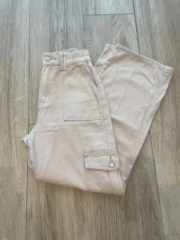 Pantalon cargo taille haute