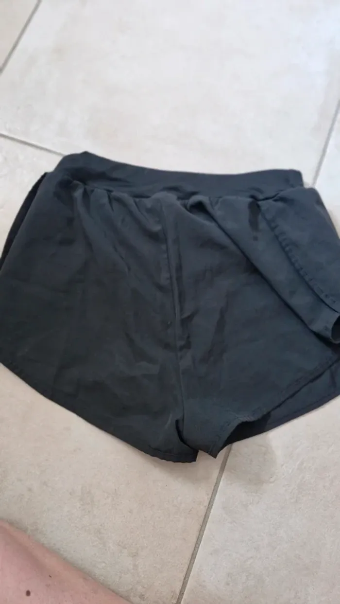 Short doublé femme noir taille 36 shein - photo numéro 2