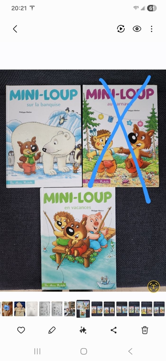 Lot livres Mini-loup - photo numéro 7