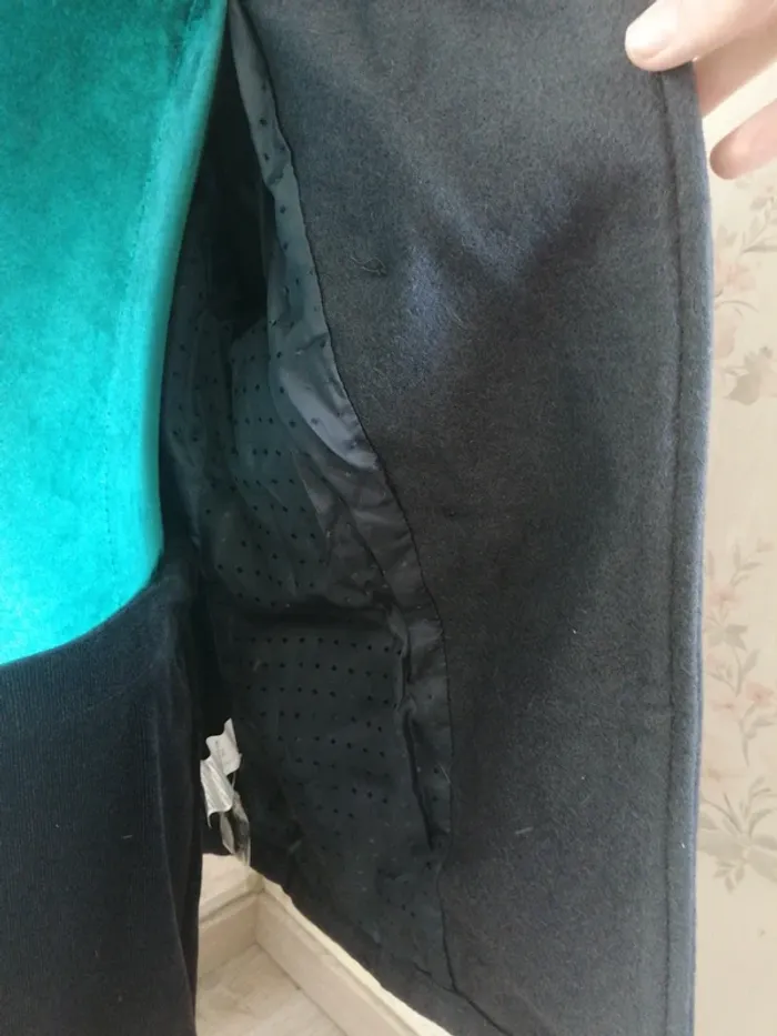Manteau caban gris avec col et fermeture bouton / kiabi / (8ans) - photo numéro 9