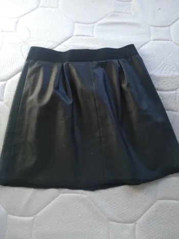 Jupe Femme Noir "Cuir"Camaïeu