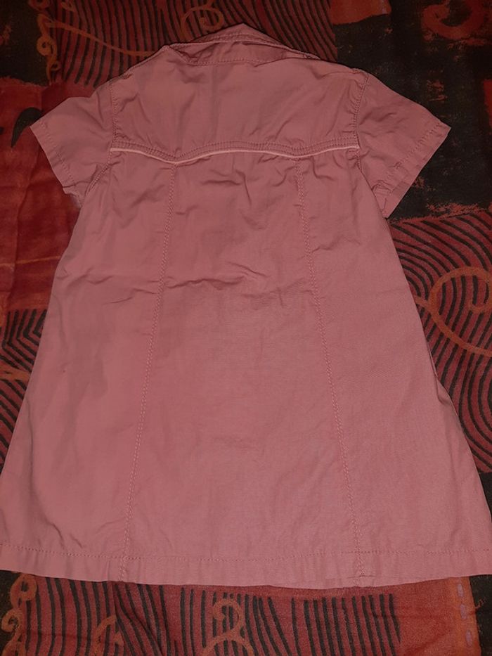 Robe style chemise rose 12 mois - photo numéro 2