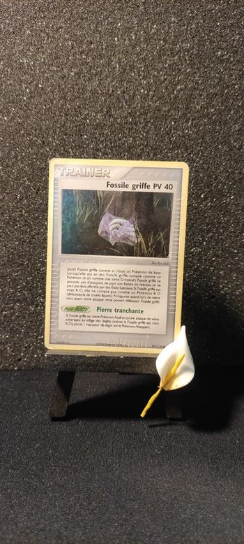 Carte pokémon, Fossile griffe pv40, EX Fantômes Holon