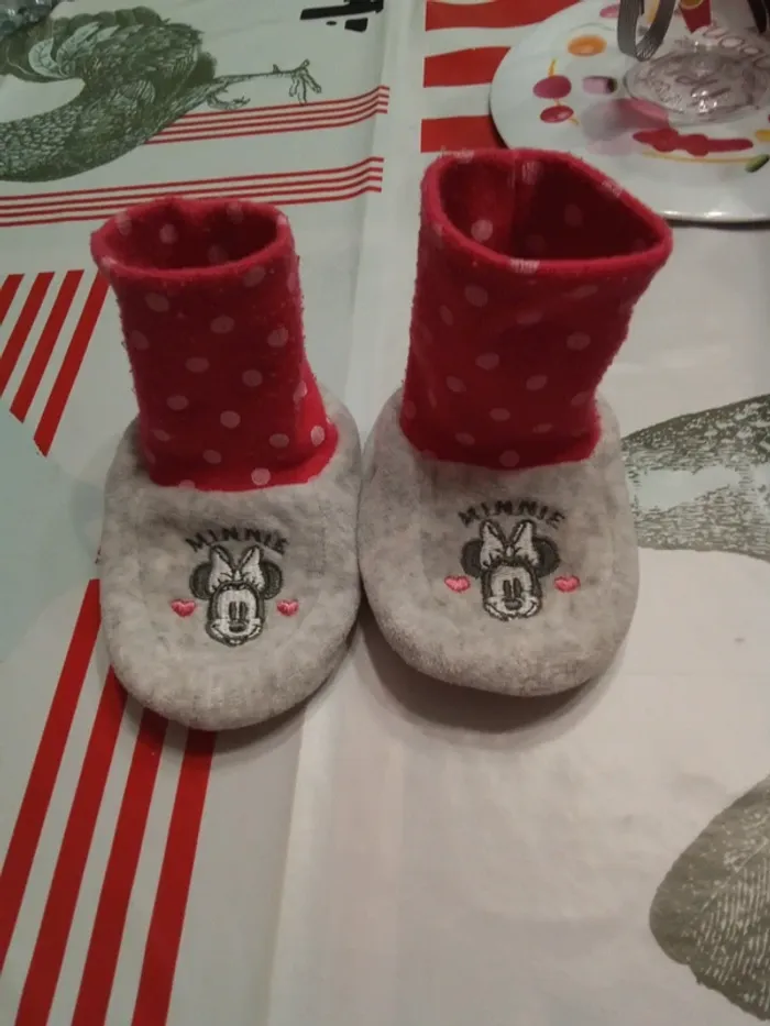 Chaussons Minnie naissance