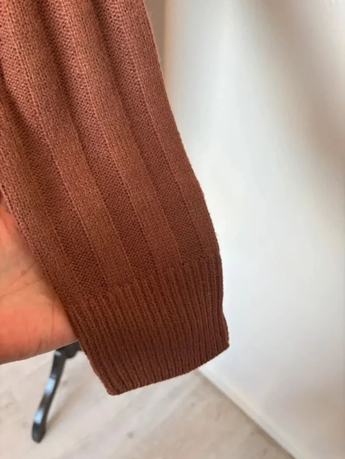 Robe pull femme marron Brave soul taille XS - photo numéro 4