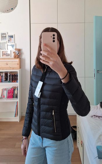 Veste doudoune Zara noir femme M