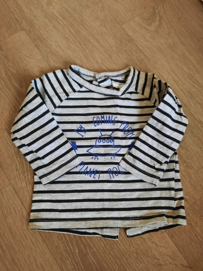 Tee shirt manches longues 9 mois vertbaudet