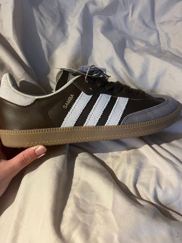 Basket adidas samba marron