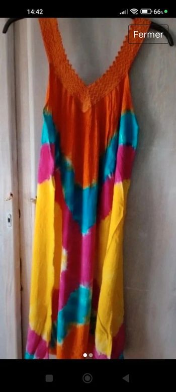 Robe colorée