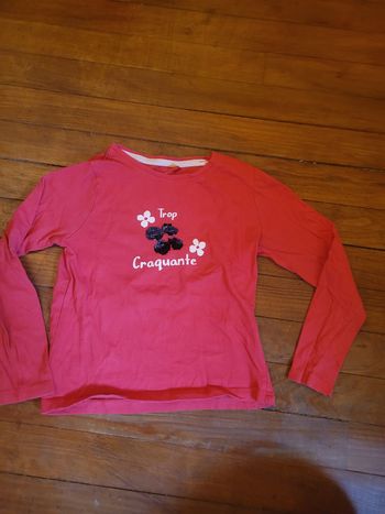 Tee-shirt manches longues 6ans fille 