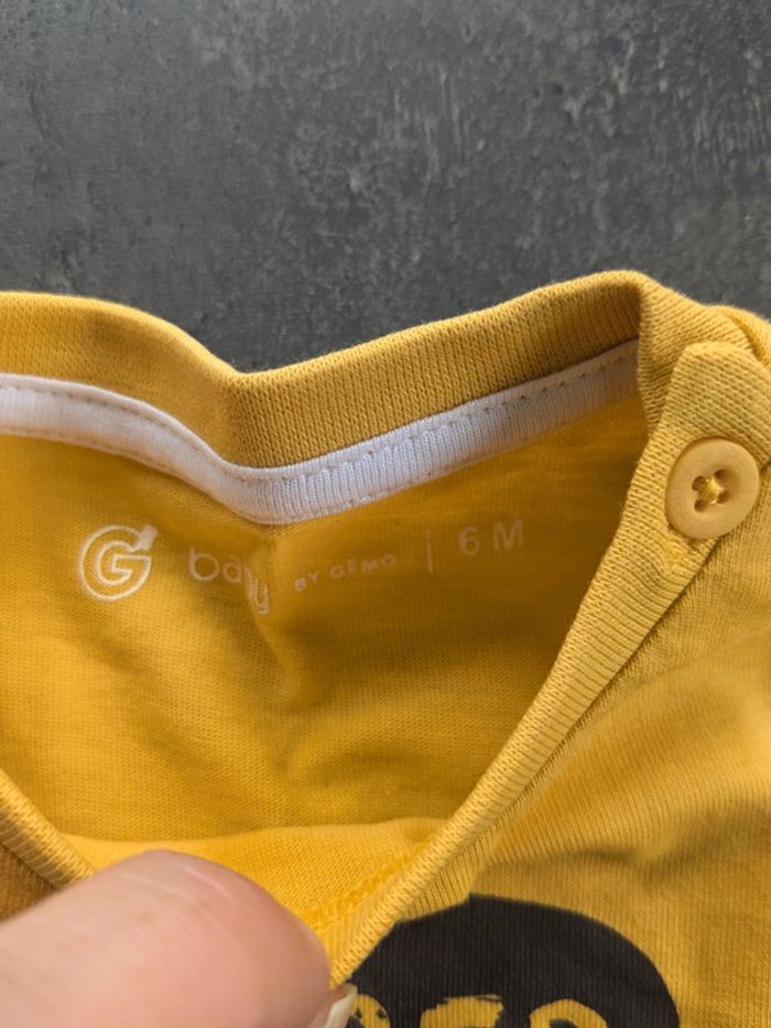 Tee shirt super little boy 6 mois - photo numéro 3