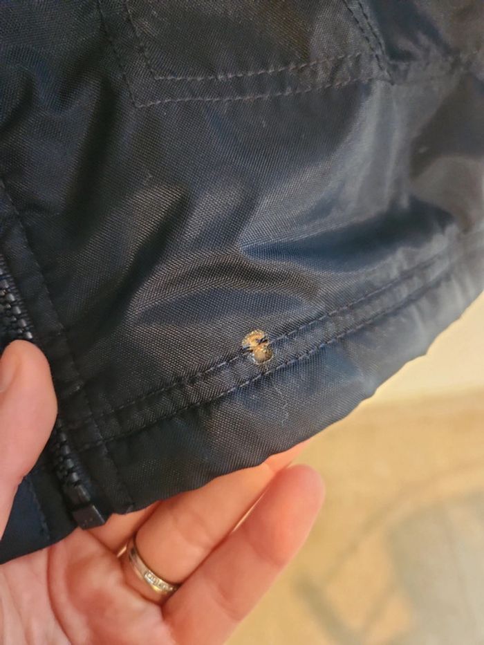 Manteau doudoune bleu marine Nike XL - photo numéro 7