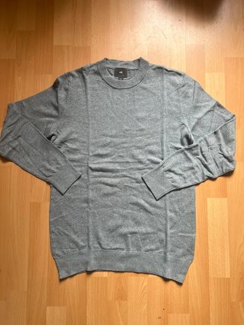 Pull H&M homme taille M gris