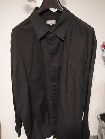 Chemise noire homme Xxl 47/48