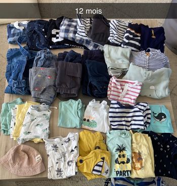 Lot vêtements 12 mois