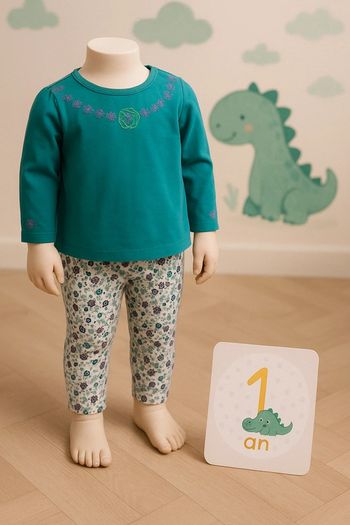 Ensemble bébé 1 an Marque Kitchoun 100% coton