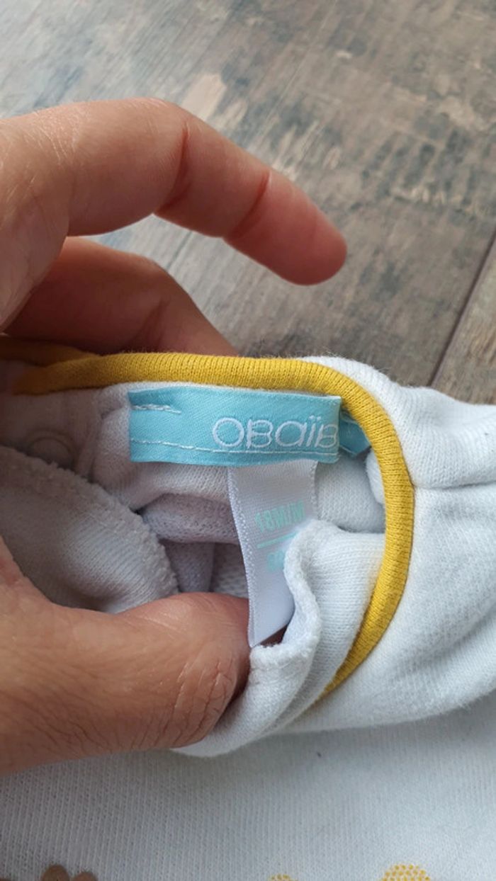 Sweat Obaïbi 18 mois en très bon état - photo numéro 4