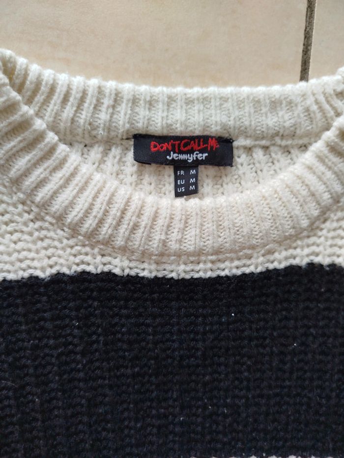 Pull large à rayures Jennyfer - photo numéro 2
