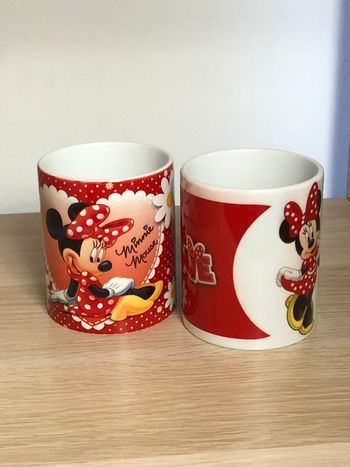 2 mugs céramique minnie