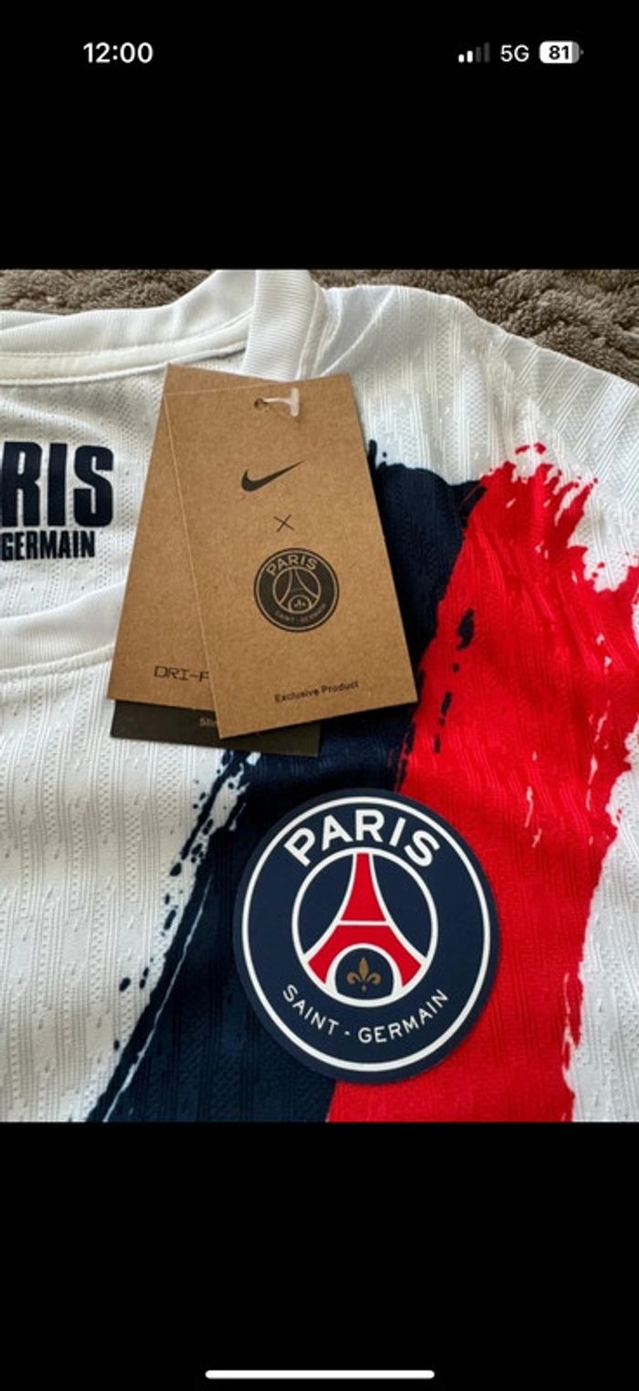 Maillot Extérieur Paris saint germain Version player 2024/2025 – Neuf - photo numéro 5