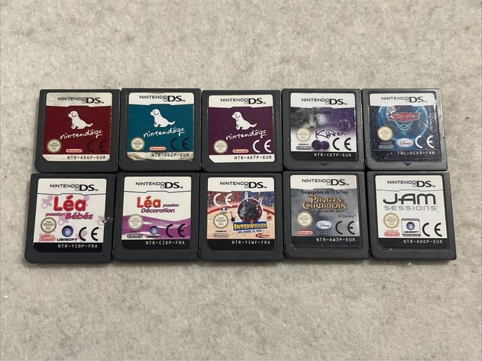 Lot 10 jeux Nintendo DS
