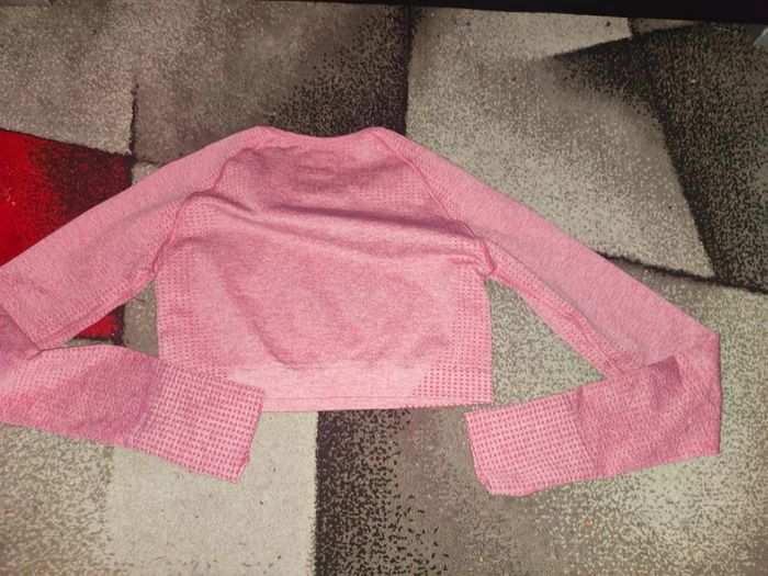 Crop Top Sport Femme Stretch Confort - photo numéro 5