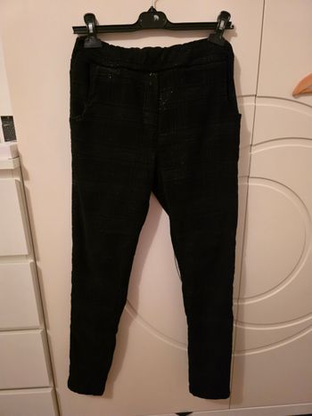 Pantalon stretch noir