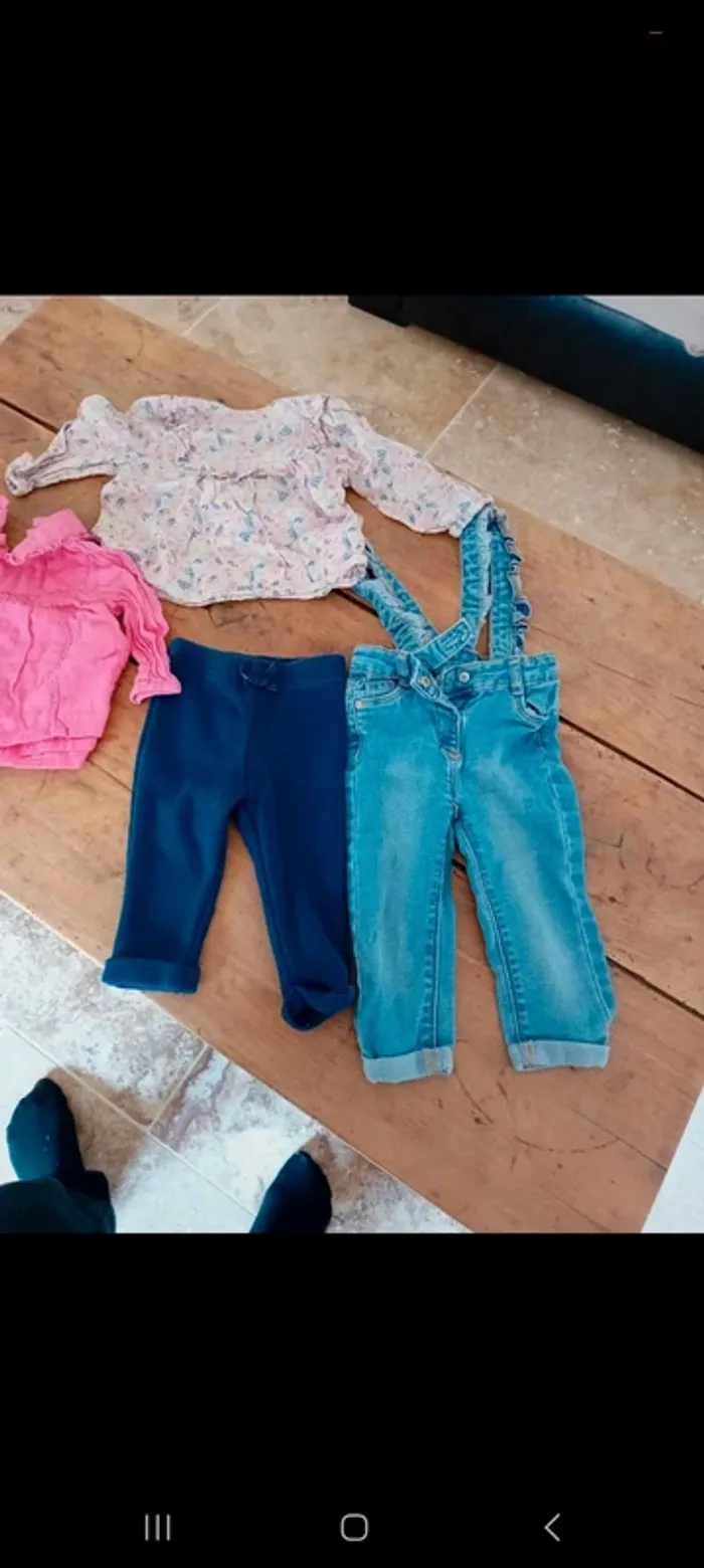 Jean blouse tape a l'oeil 9mois - photo numéro 2