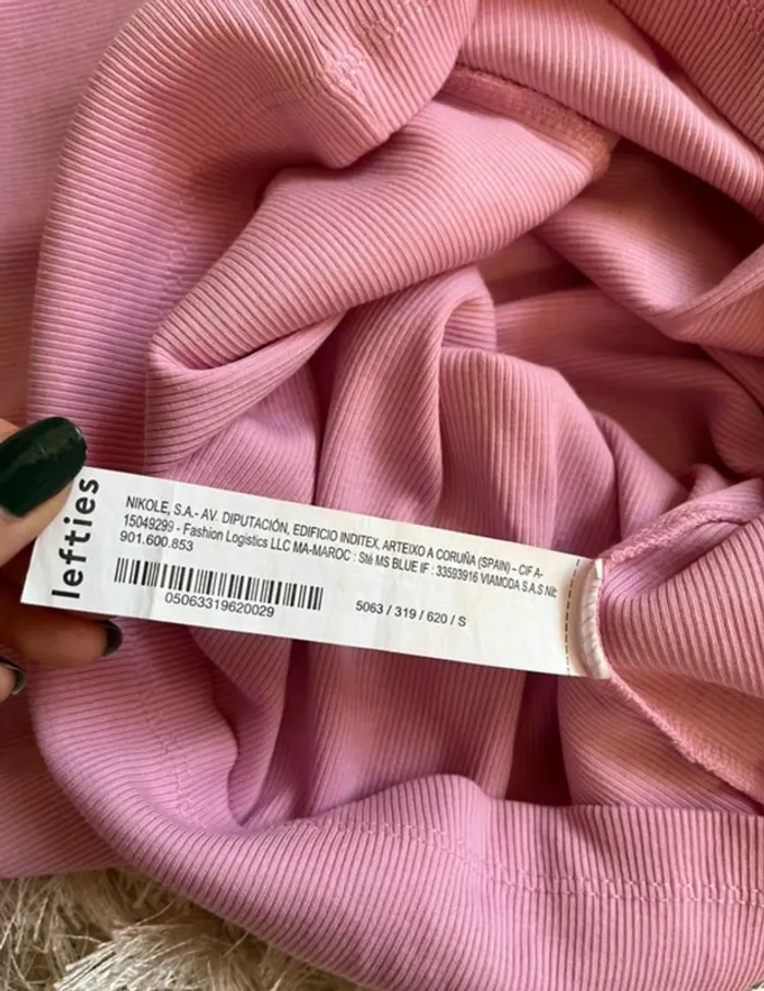 Robe d’été rose S neuve Lefties - photo numéro 4